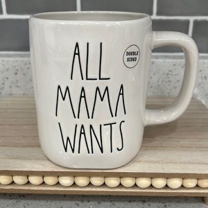 *SALE* New Rae Dunn ALL MAMA WANTS IS A SILENT NIGHT Coffee Mug